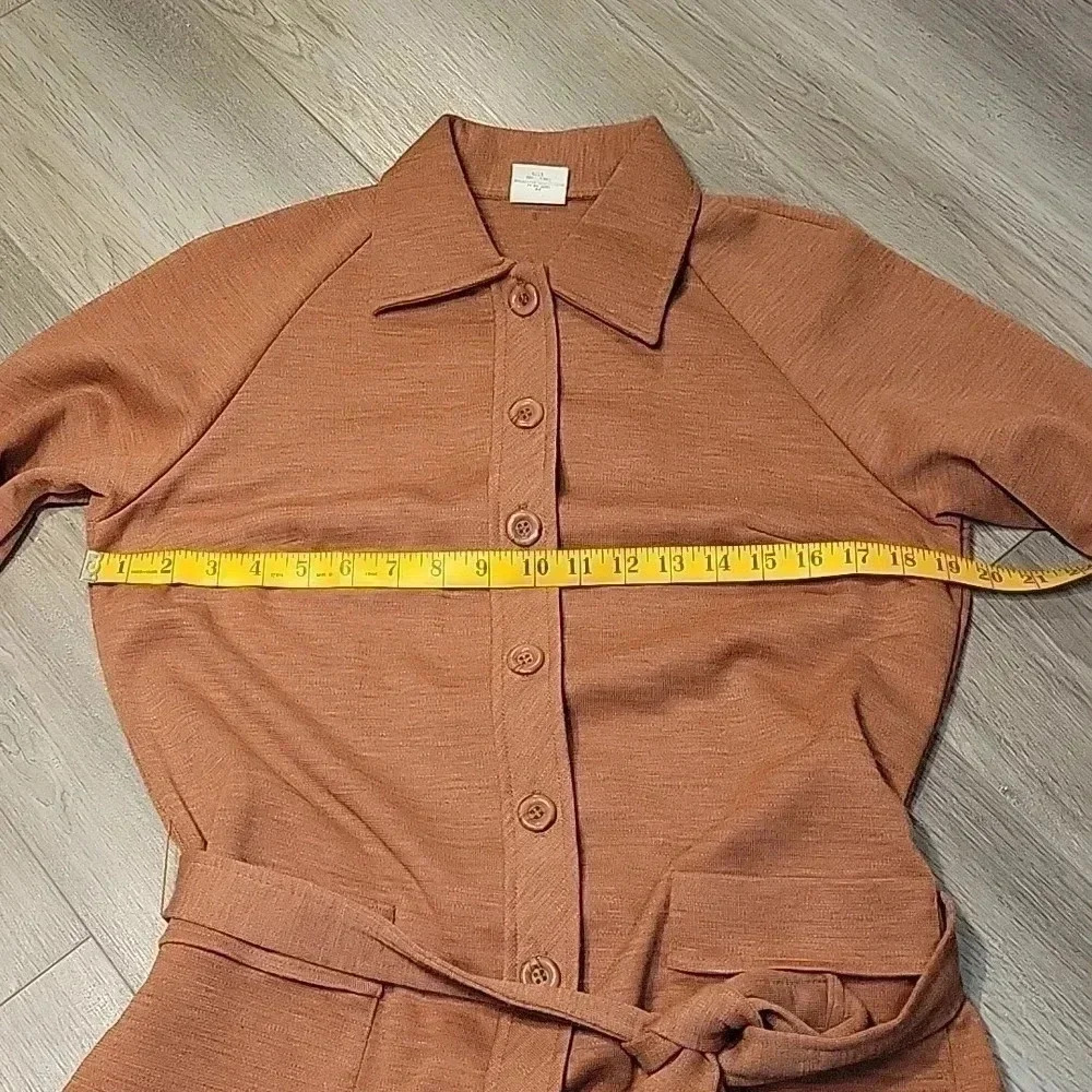 Vintage Sears Roebuck 80's Button Up Jacket Size 14 Light Rust - Picture 7 of 13